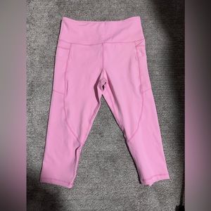 Prism Pink Zyia Pocket Light N Tights - 6-8 Hi- rise crop 17”
